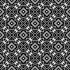 Black and white seamless pattern. Repeat pattern. Abstract background. Monochrome texture .