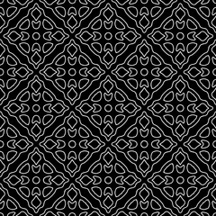 Black and white seamless pattern. Repeat pattern. Abstract background. Monochrome texture .