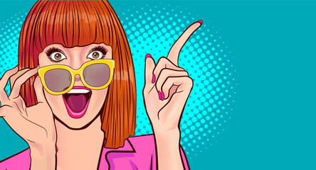 surprised Beautiful young woman 036 © comicstocks