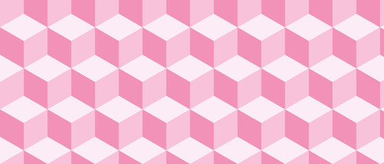 Geometric girl mosaic made of squares and hearts, in a fashionable style. Template for Valentine's Day and Mother's Day beautiful background, for textiles and wallpaper.