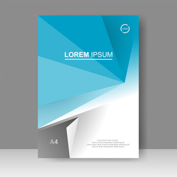 Abstract Book cover design. Annual report. Brochure template, catalog. Simple Flyer promotion. magazine. Vector illustration