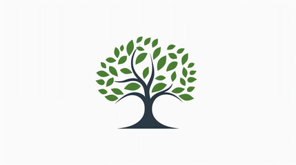 Green Tree Icon: Symbolizing Environmental Awareness
