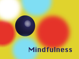 Mindfulness, abstract Illustration