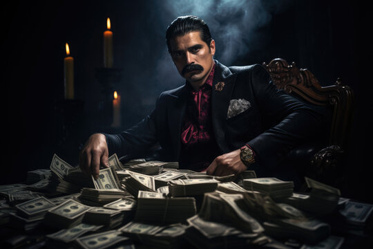 Portrait of narco baron