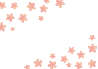 桜の水彩の背景