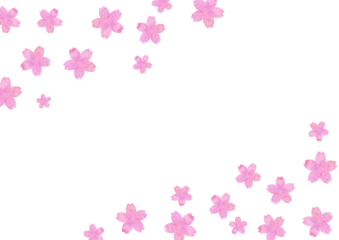 桜の水彩の背景