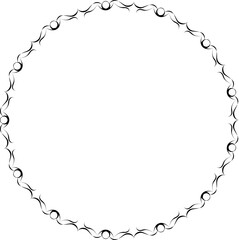 vector frames black on a white background