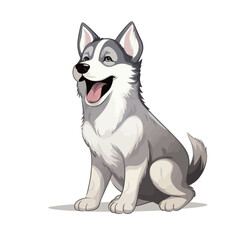 Cute dogs vector collection for sticker illustration