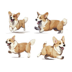 Lovely dogs vector collections for illustration, sticker