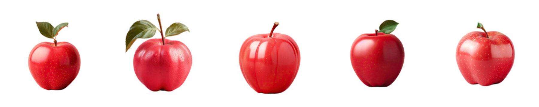 Png Set transparent background isolates rose apple