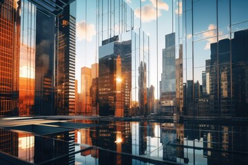 Fototapeta na wymiar Cityscape Elegance: Modern Skyscraper in 8K Realism 
