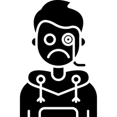 Detective Teenage Boy Icon