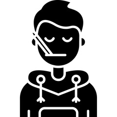 Sick Teenage Boy Icon