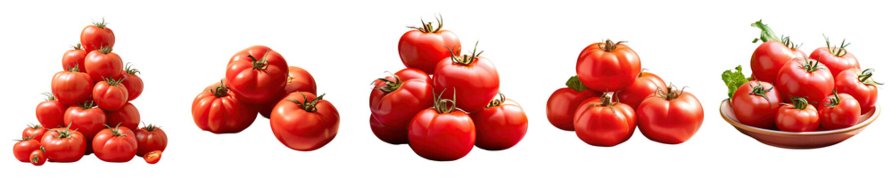 Png Set Italian Tomatoes Pachino Cherry type transparent background