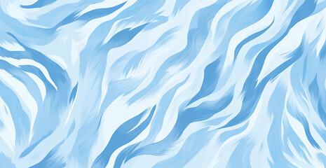 Obraz premium blue tiger stripes watercolor 