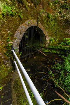 Entrance to the disused original Harecastle Tunnel.