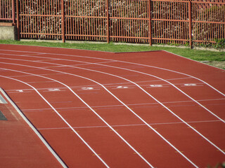 All-weather running track
