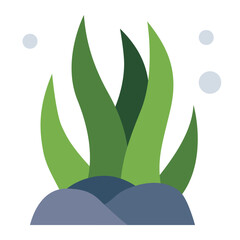 Seaweed flat icon