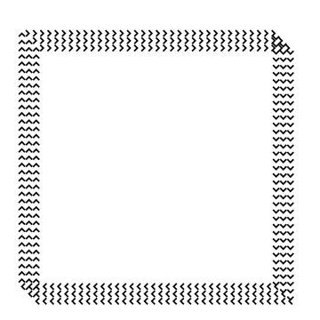 black border frame modern