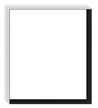 photo frame black grey border