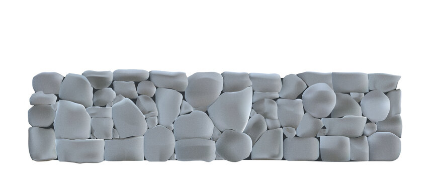 recommend clip art: Isolated stone wall 