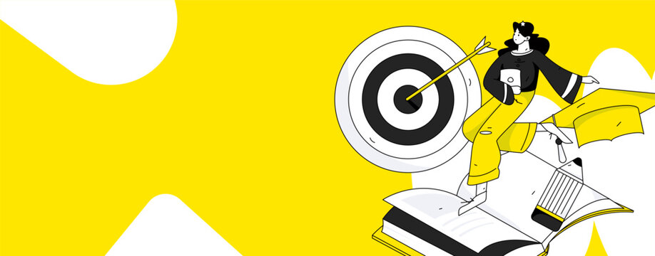 Online education remotely through online classes flat vector concept operation illustration