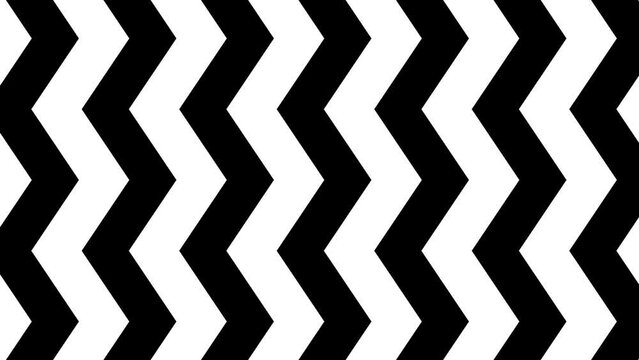 Shape flat seamless black white looped background. High quality 4k footage