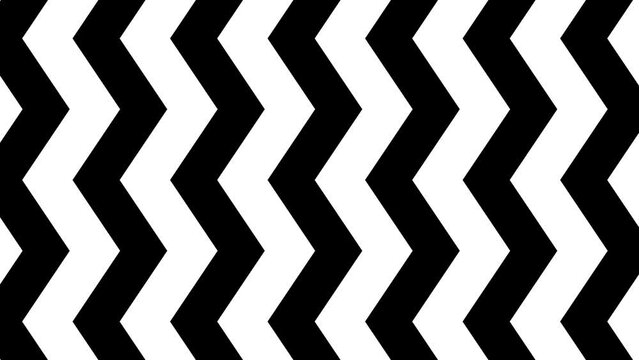 Shape flat seamless black white looped background. High quality 4k footage