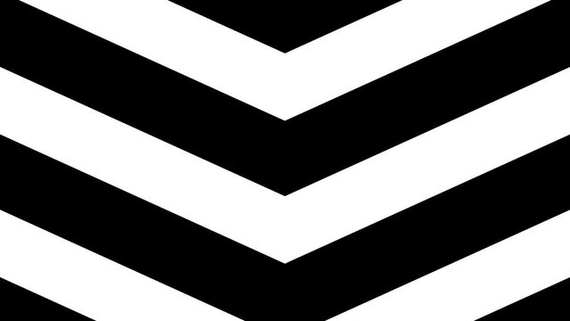 Shape flat seamless black white looped background. High quality 4k footage
