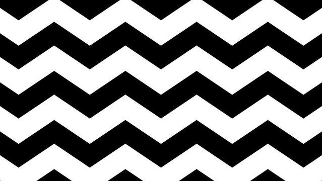Shape flat seamless black white looped background. High quality 4k footage