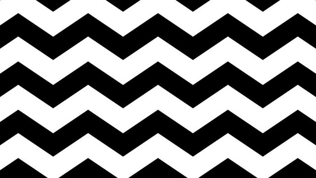 Shape flat seamless black white looped background. High quality 4k footage