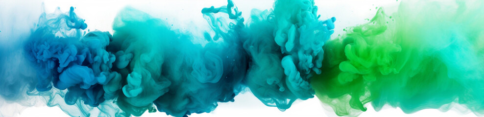 Acrylic art smoke abstraction watercolor design background flow ink shape blue paint