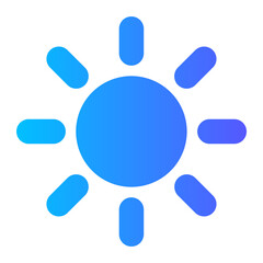 brightness gradient icon