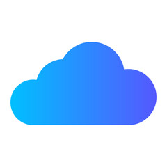 cloud gradient icon