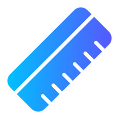 ruler gradient icon