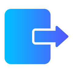 right arrow gradient icon
