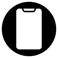 smartphone glyph icon