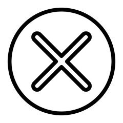 Fototapeta premium close line icon