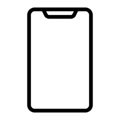 smartphone line icon