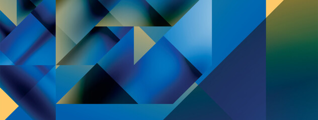 Obraz premium Geometric minimalist abstract vector background