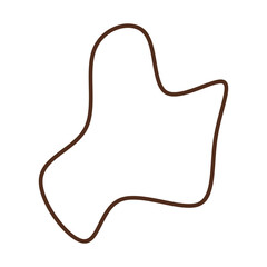 Abstract blob shape vector element 