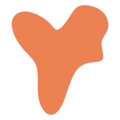 Obraz premium Abstract blob shape vector element 