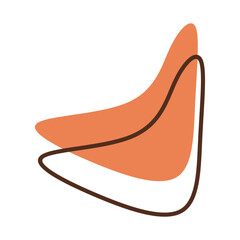 Abstract blob shape vector element 