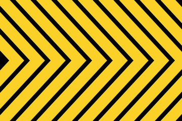 Diagonal yellow and black warning danger stripes vector illustration.