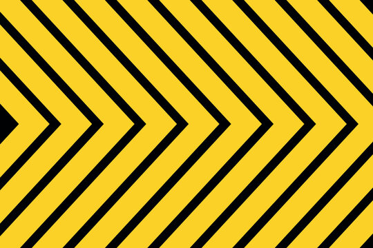 Diagonal yellow and black warning danger stripes vector illustration.