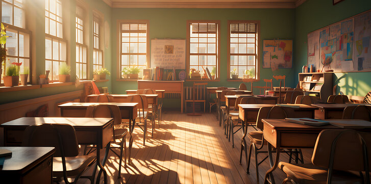 school supplies, classroom, college, generative ai
