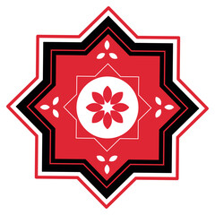 islamic star art icon
