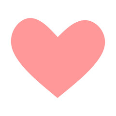 Pink love line vector element