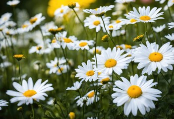 Fototapeta premium garden full of daisies