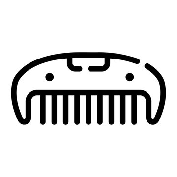 recommend clip art: comb Line Icon